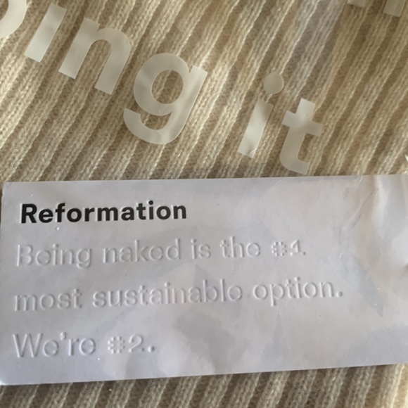 Reformation Open Back Cashmere Sweater - Picture 6 of 7